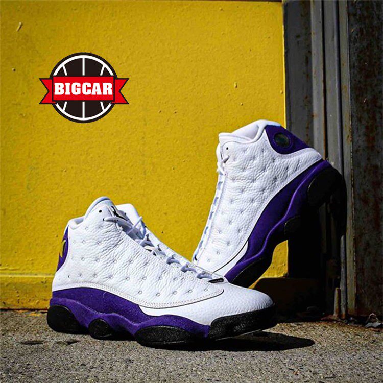 airjordanaj13湖人白紫la篮球球鞋884129414571105篮球鞋