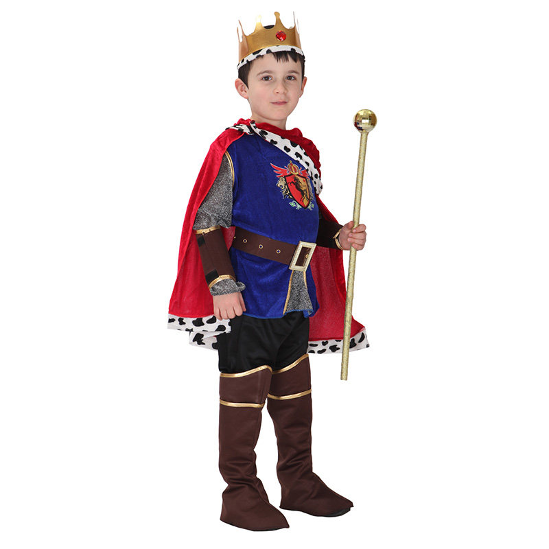 万圣节儿童国王王子服装衣服cosplay化妆舞会派对服饰