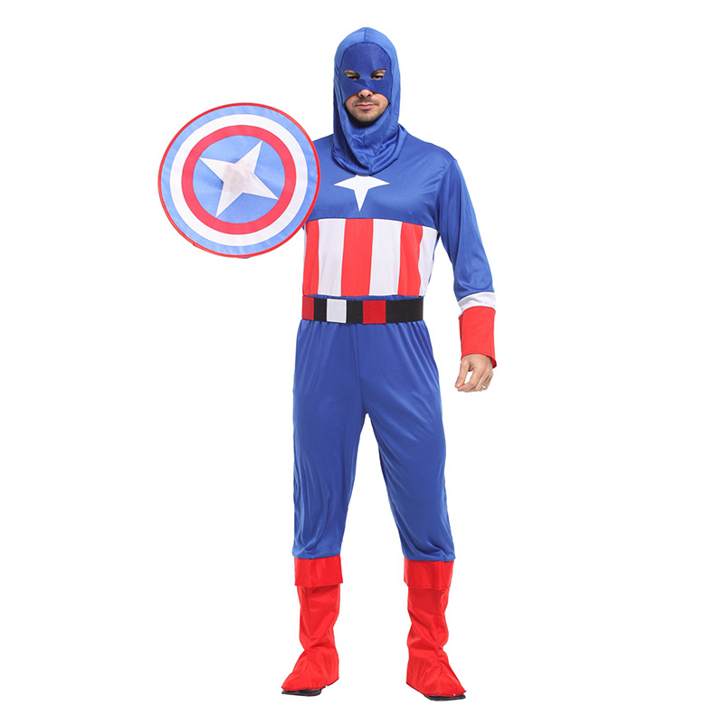 万圣节服装成人化妆舞会cosplay服饰复仇者联盟美国队长服饰