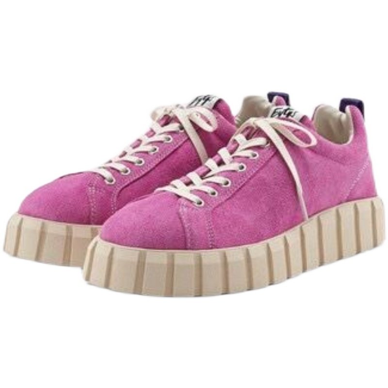 正品代购eytysodessa夸张野兽派低帮锯齿厚底女帆帆布鞋