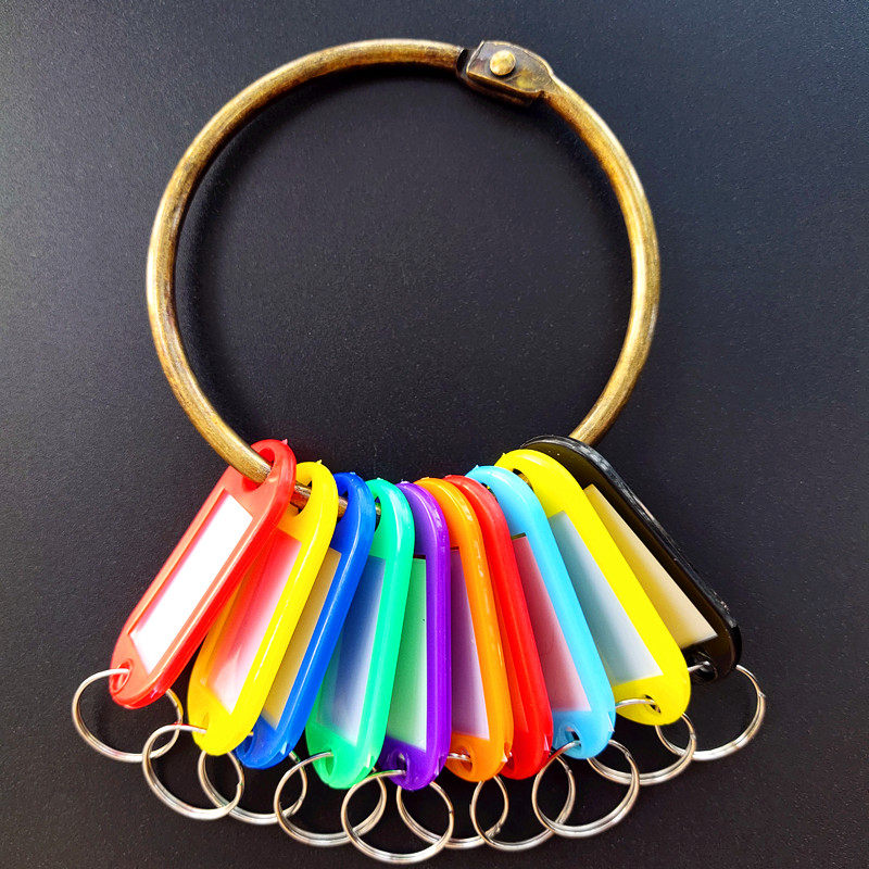 大不锈钢圈租房办公收纳家用钥匙环