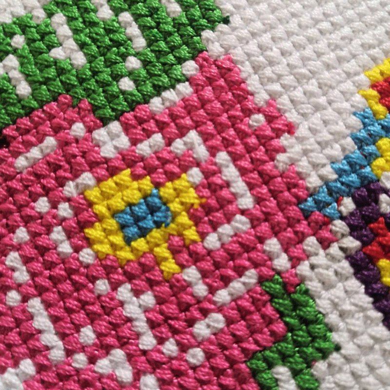 电脑机绣十字绣成品家和万事兴一帆风顺客厅图案装饰画棉布十字绣成品