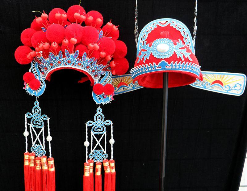 中式婚礼凤冠帽子新娘新郎状元国潮凤冠霞帔道具民族服装