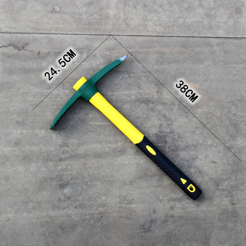 包邮大小号纯钢户外小洋镐采挖树根开荒园艺工具军工登山镐十字镐