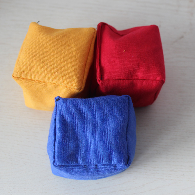 童年沙包石子幼儿园小学体育课统感训练投掷帆布沙包