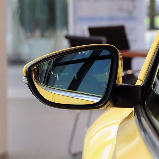 大众开迪夏朗甲壳虫朗行野帝专用大视野蓝镜后视镜倒车镜