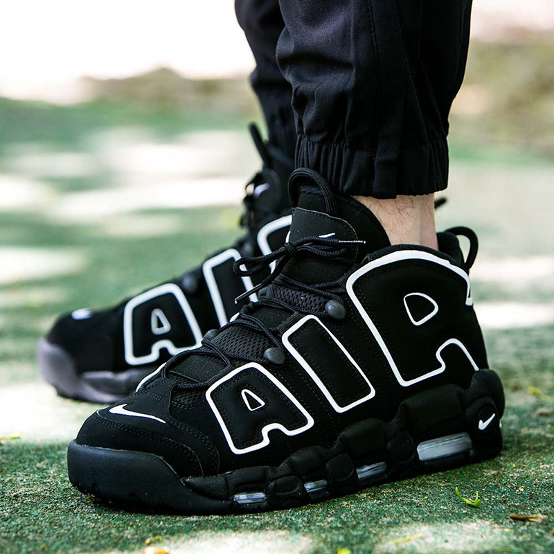 nikeairmoreuptempo耐克皮蓬air黑白篮球球鞋篮球鞋