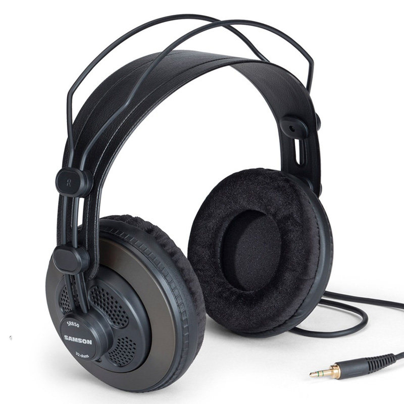 美国山逊samsonsr850专业监听耳机半开开放头戴监听耳机