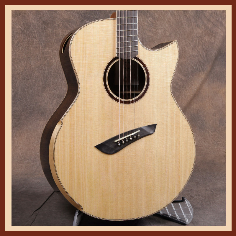 吉他美诗特maestroraircsb4f扇品西部红松单板民谣木吉吉他民谣吉他