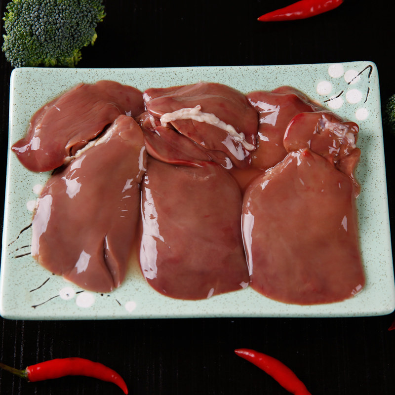 新鲜鸭肝冷冻家肝脏鸭杂下货心胗内脏鸭肉鸭货鸭肉