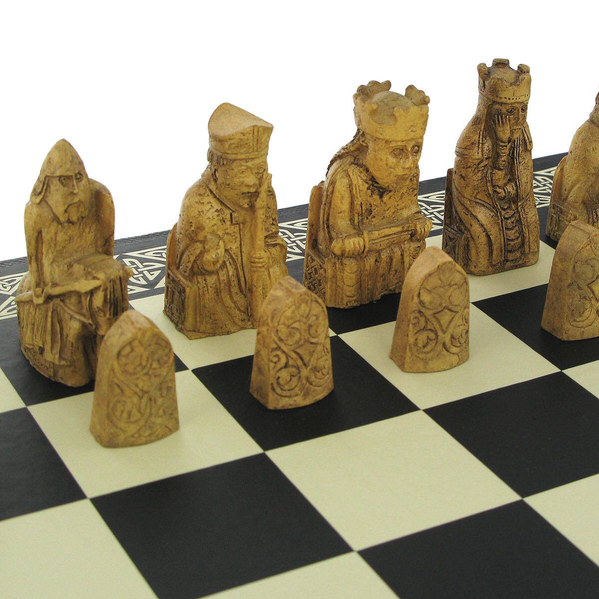 英国大英博物馆文化纪念礼品刘易斯棋子国际象棋摆件创意礼盒