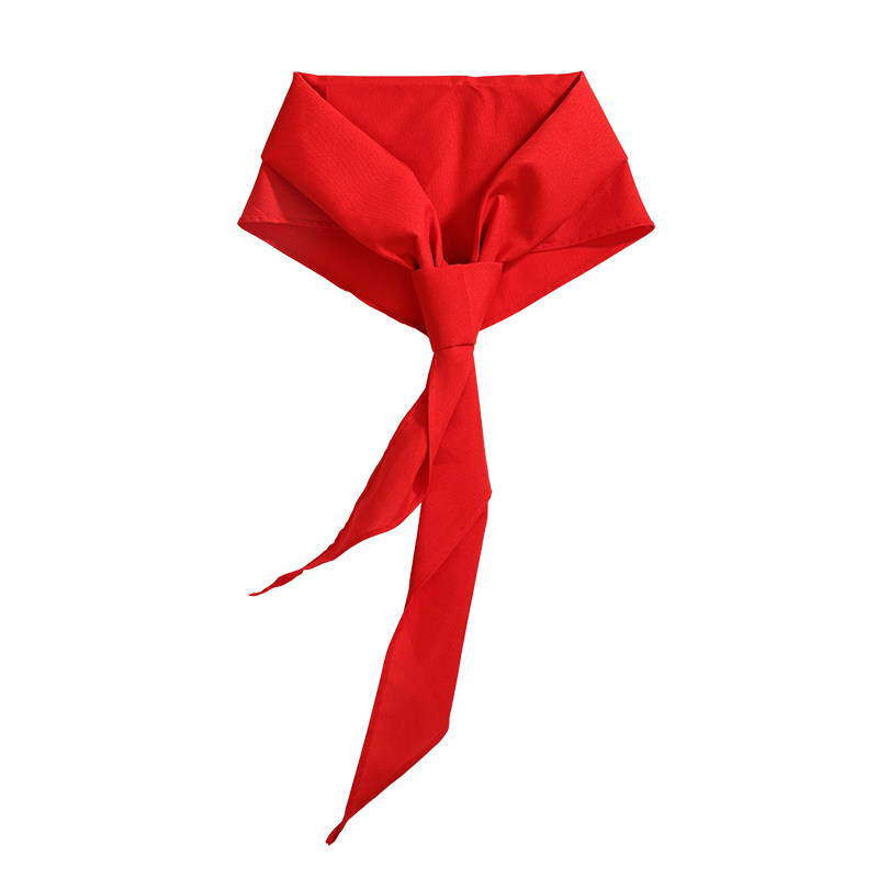 红领巾小学生通用纯棉红领巾标准款批发1.5米1.