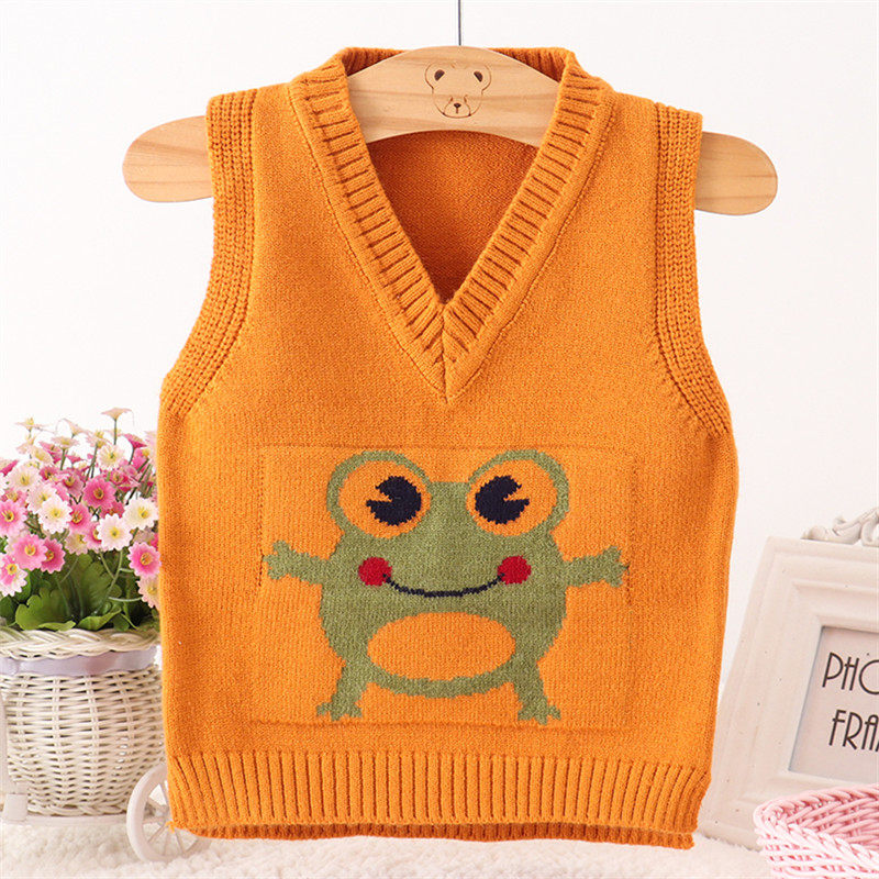 儿童毛衣背心春秋男童女童针织马甲婴儿宝宝马甲