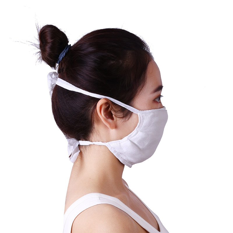 纱布口罩田园棉透气男女水洗灰尘居家佩戴方便口罩