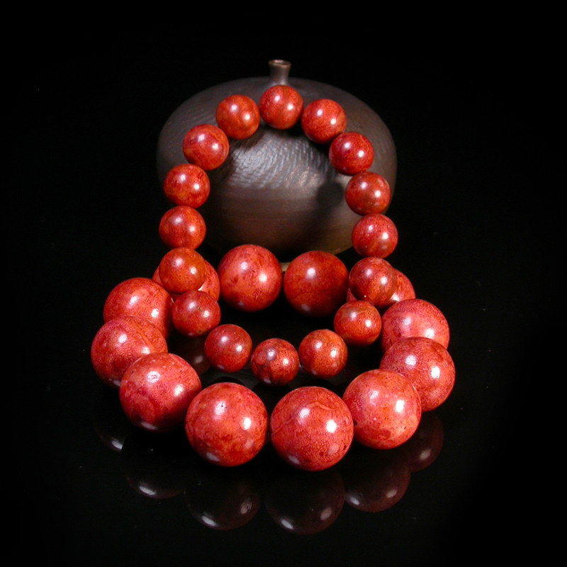 草珊瑚lssp绿色石品手链保真情侣圆珠手串tg201手链