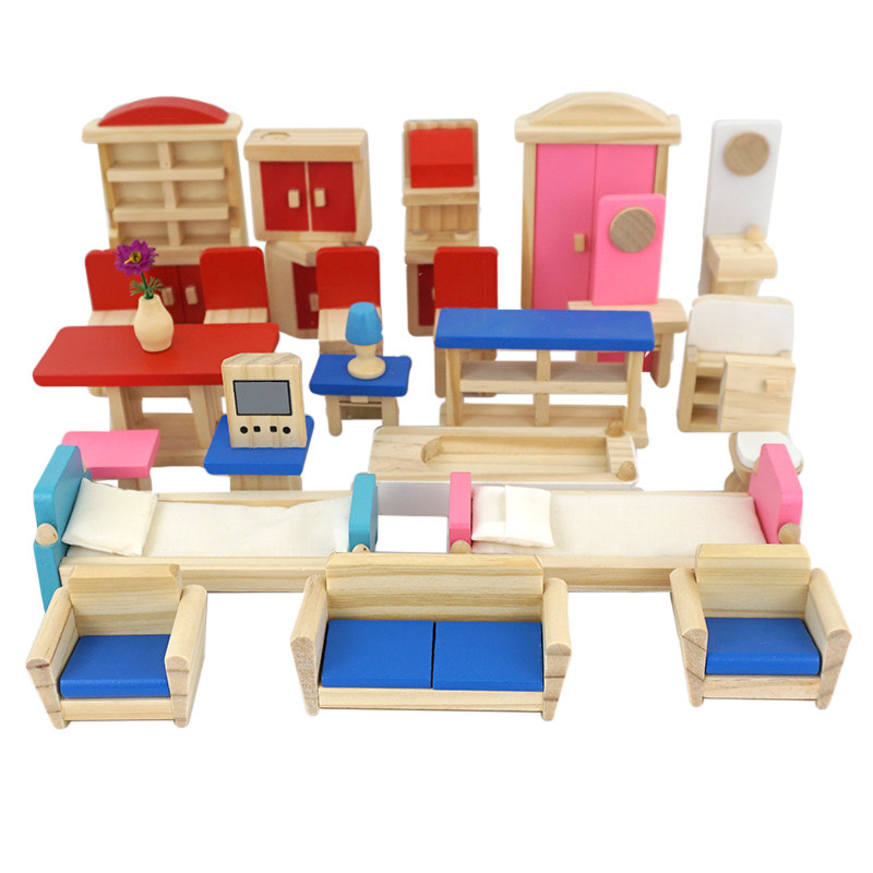 心理学沙盘套装沙具沙游箱玩具手办摆件模型木制家具其他模型玩具