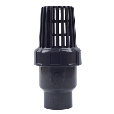 upvc球形底阀美标日标水泵花篮塑料抽水鱼缸终端止逆止回阀