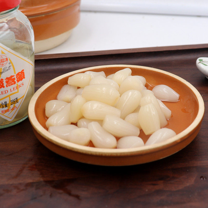 甜酸荞头荞蒜农家泡菜腌渍开胃下饭饭菜土特产腌制