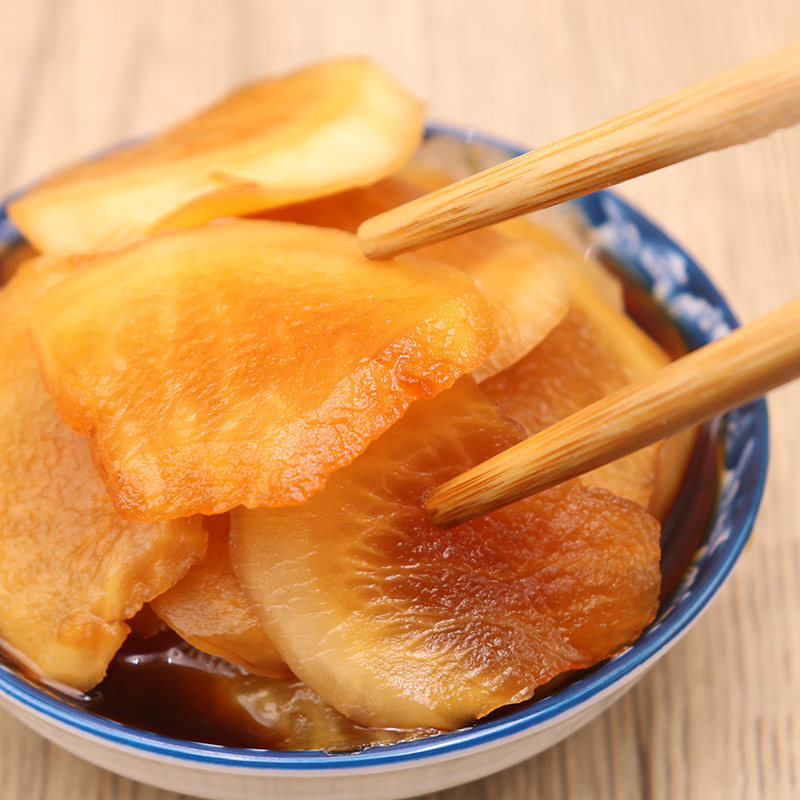 酱菜萝卜酸甜甜酱糖醋皮即台州特产泡菜酒店腌制