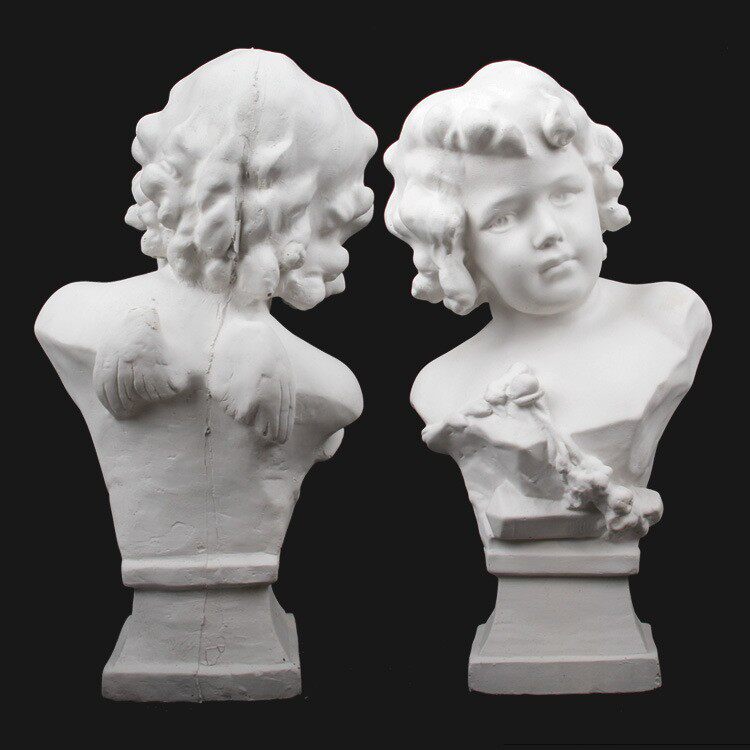 石膏像爱神天使丘比特头像教育配送素描套装美术用品画材静物包邮