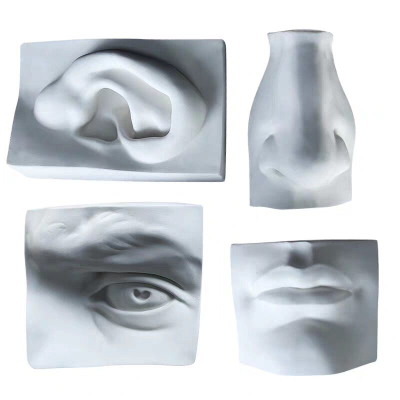 天浩绘画拍摄摄影道具五官几何体石膏像素素描石膏像
