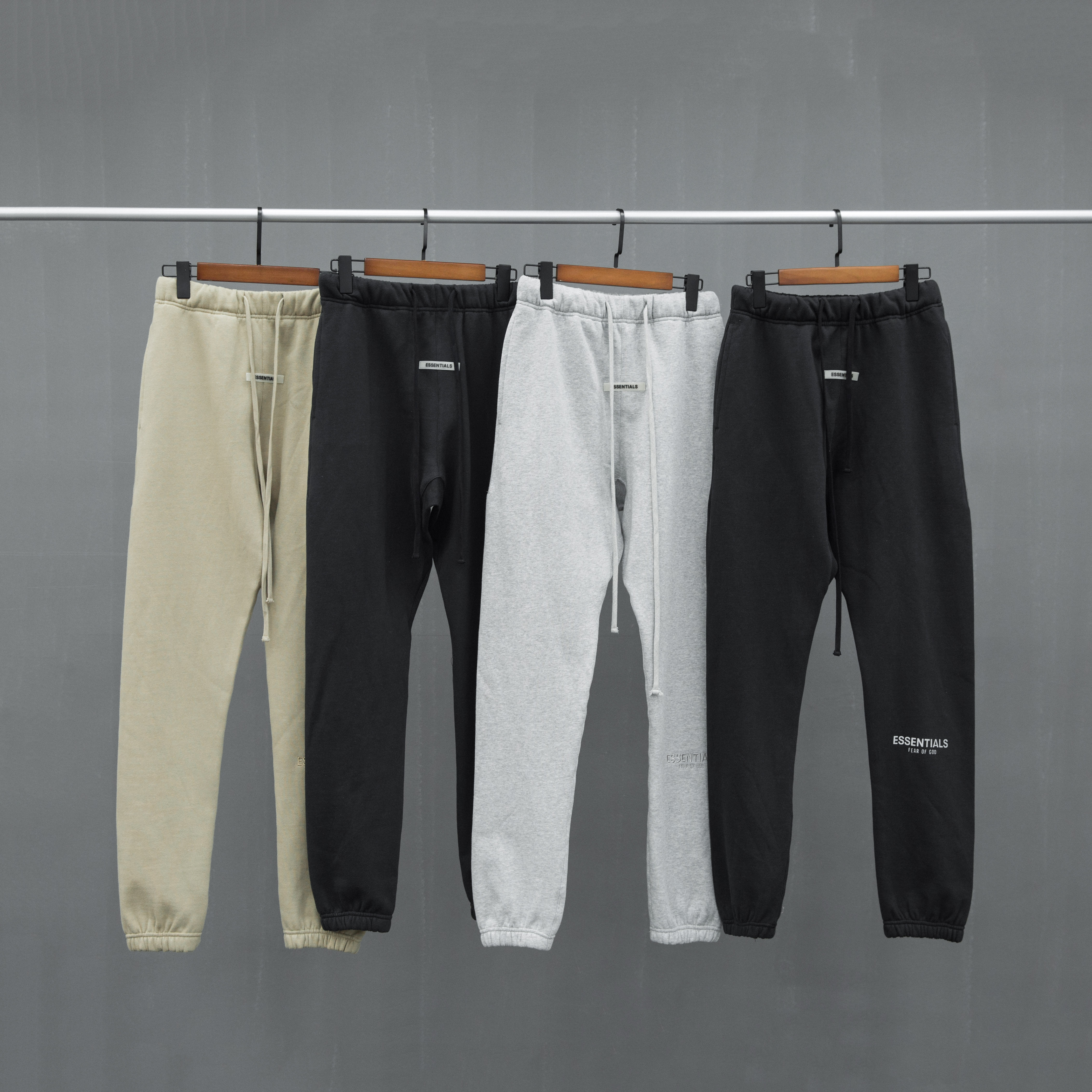 fogfearofgodessentials复线刺绣反光抽绳长裤休闲裤