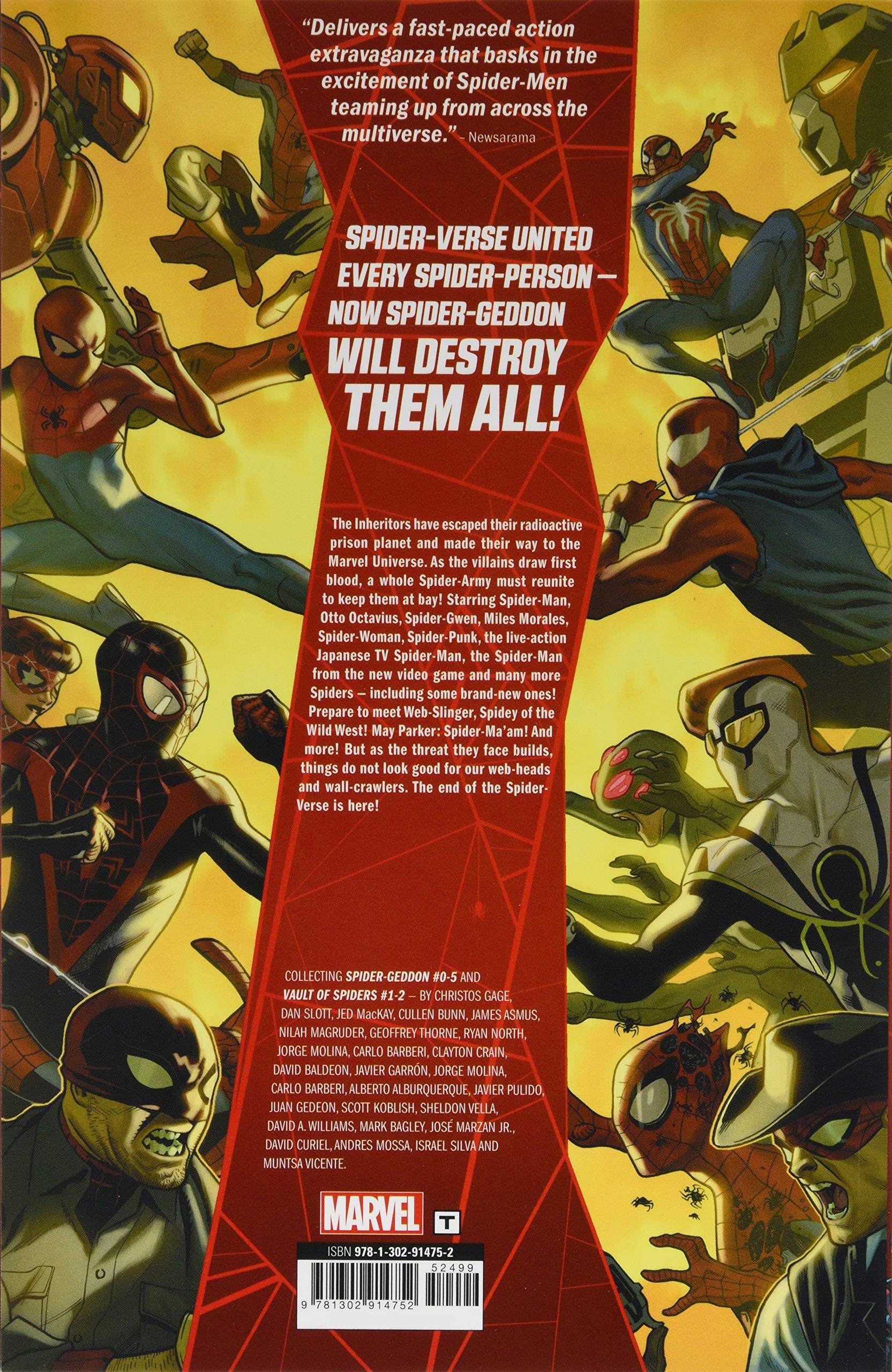 英文原版 蜘蛛侠大事件 蜘蛛宇宙灾变合订本 spider-geddon 漫威漫画