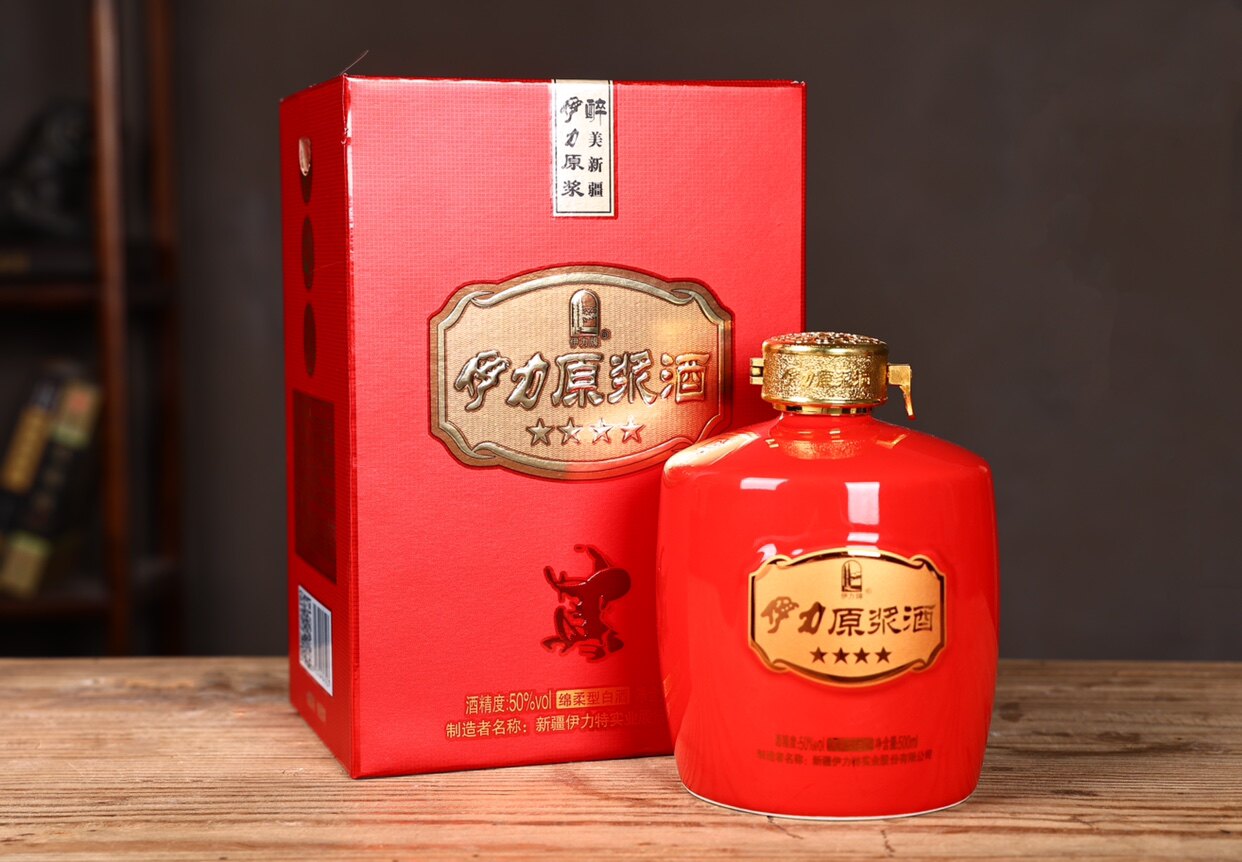 伊力伊力特老窖新疆白酒原浆浓香50vol四星白酒