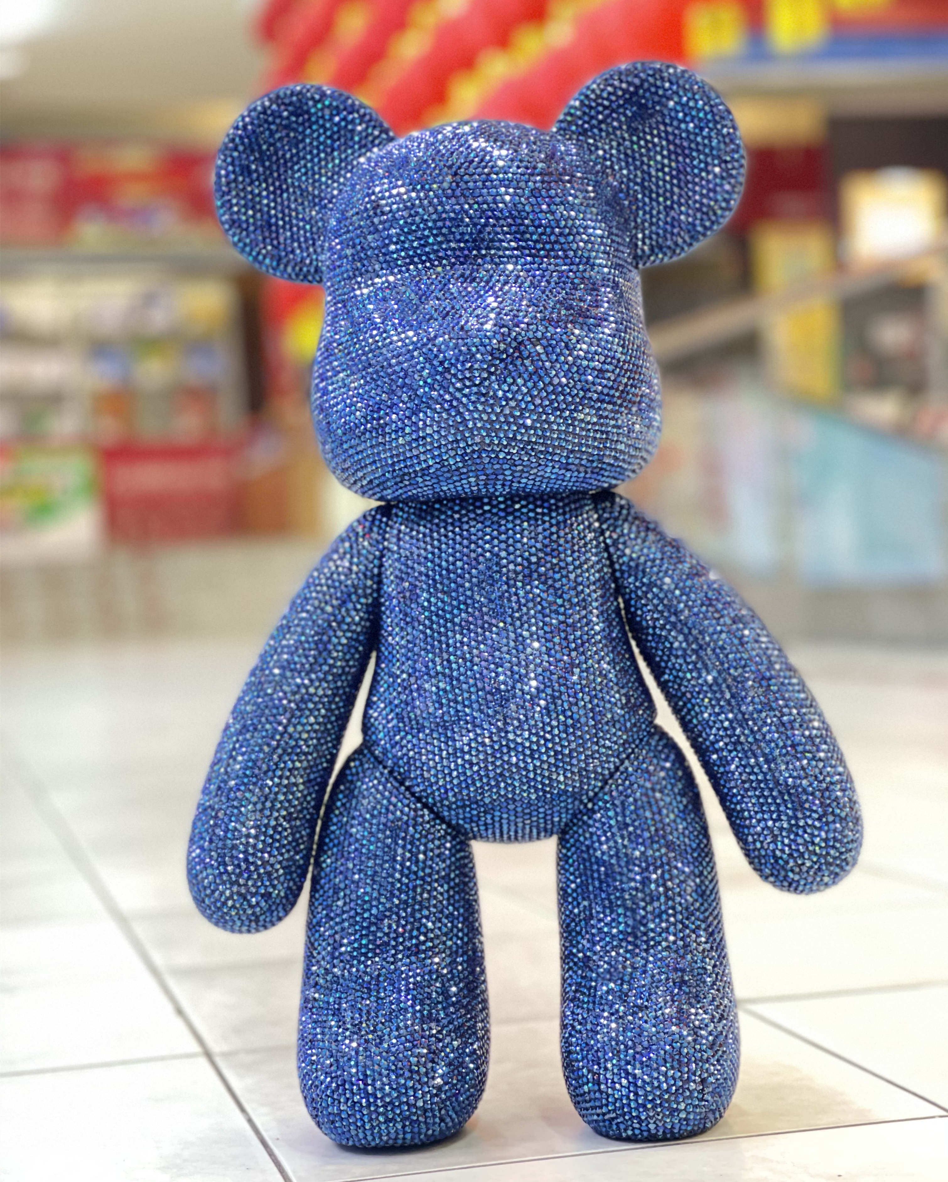 金橘手工diy贴钻暴力熊玩偶摆件粘钻熊满钻抖音创意