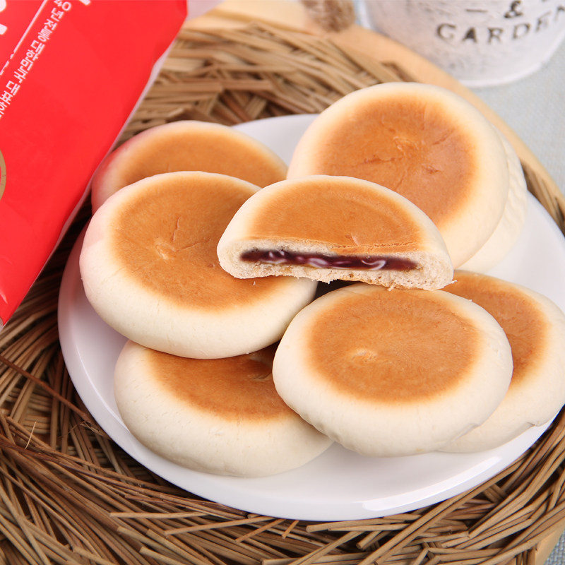 韩国进口三立蜂蜜饼夹心饼i休闲小吃甜品零食糕点400g