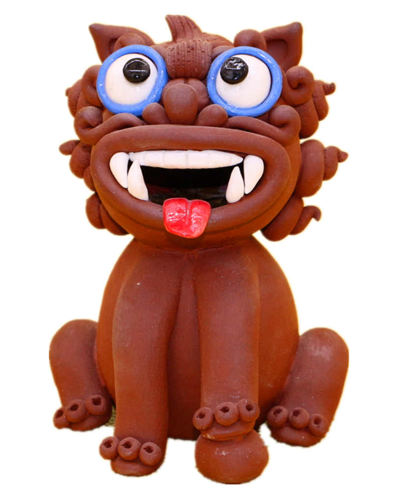 手工陶艺动物创意泥人陶土土娃娃人物幼儿园摆件泥人