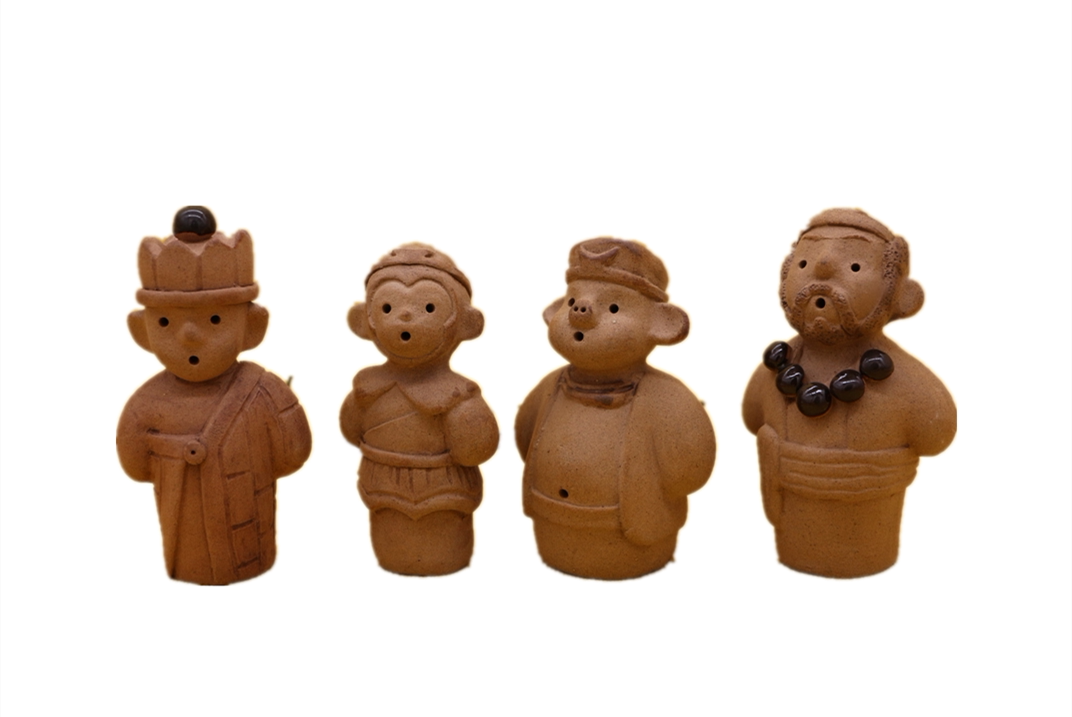 泥塑摆件陶土娃娃组合手工手偶幼儿园生日礼物泥人