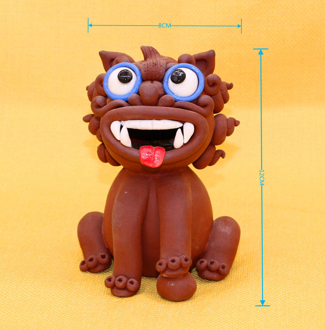 手工陶艺动物创意泥人陶土土娃娃人物幼儿园摆件泥人