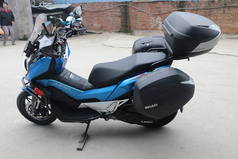 适用于踏板车力帆kpv150边箱lf150t8夏德三箱尾箱后备摩托车尾箱