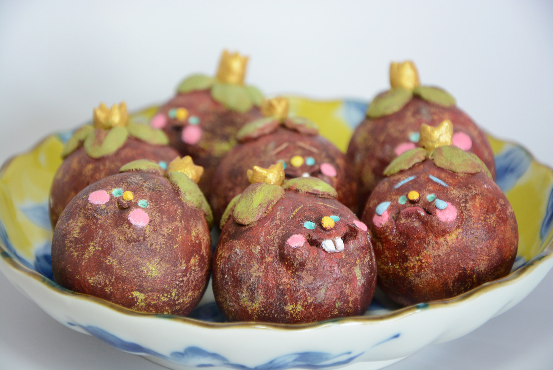 mgg小呆制作手工制手工原创系列摆件山竹粘土摆件