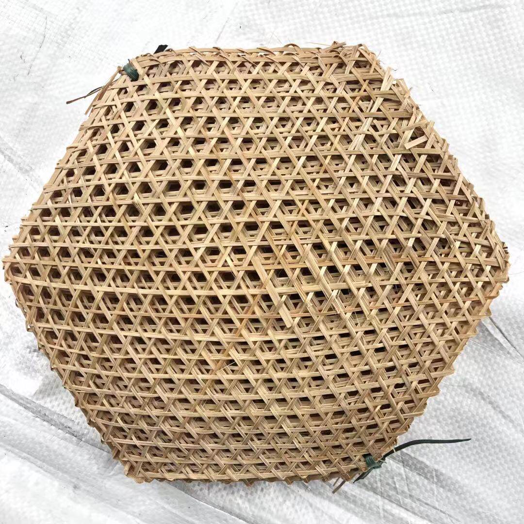竹网手工竹编编织竹达六角竹网餐垫竹蒸垫酒店用品文化创意杯垫