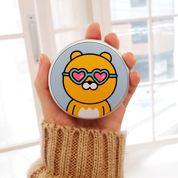 韩国正品kakao充电宝带化妆镜三合一数据线便携移动移动电源