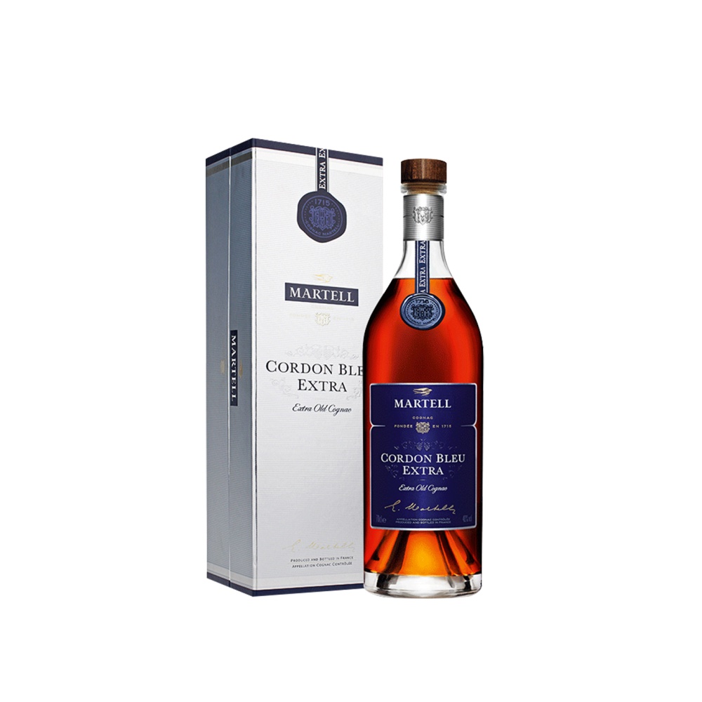 martell马爹利蓝带傲创干邑白兰地700ml洋酒进口xo级酒礼盒特调