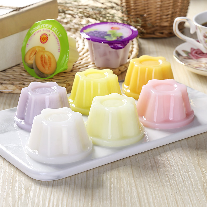 泰国马卡兰进口果冻布丁椰果混合口味80g6杯儿童宝宝解馋零食