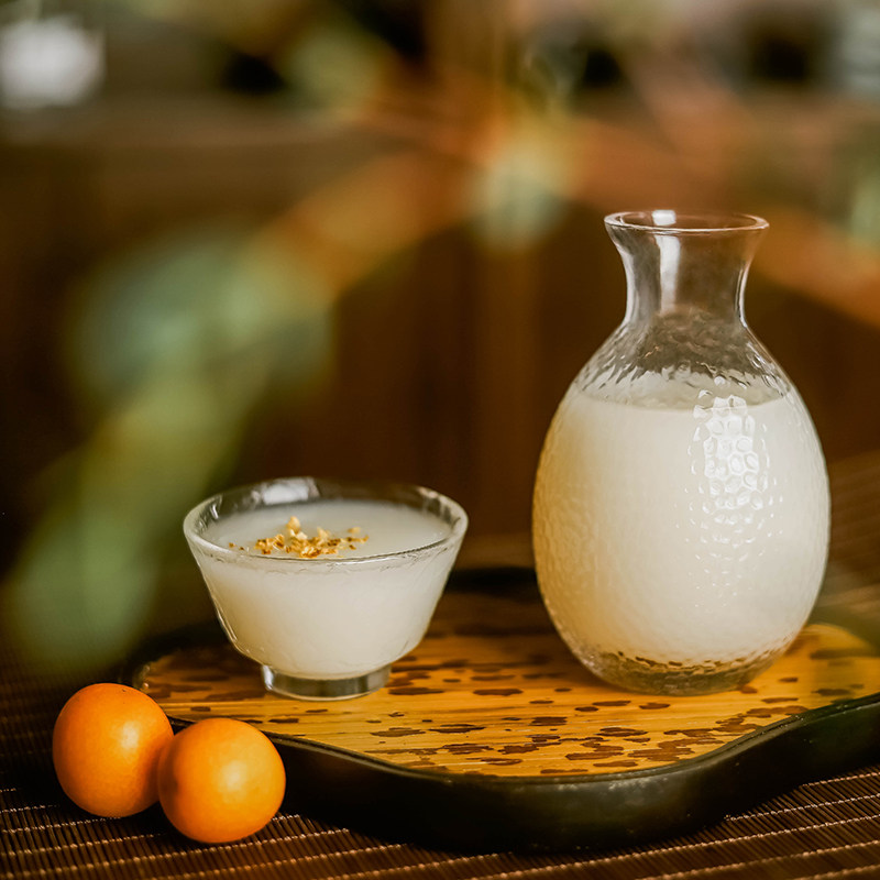 米酒桂花苏州桥750ml米露米女士低度糯米酒酿米酒