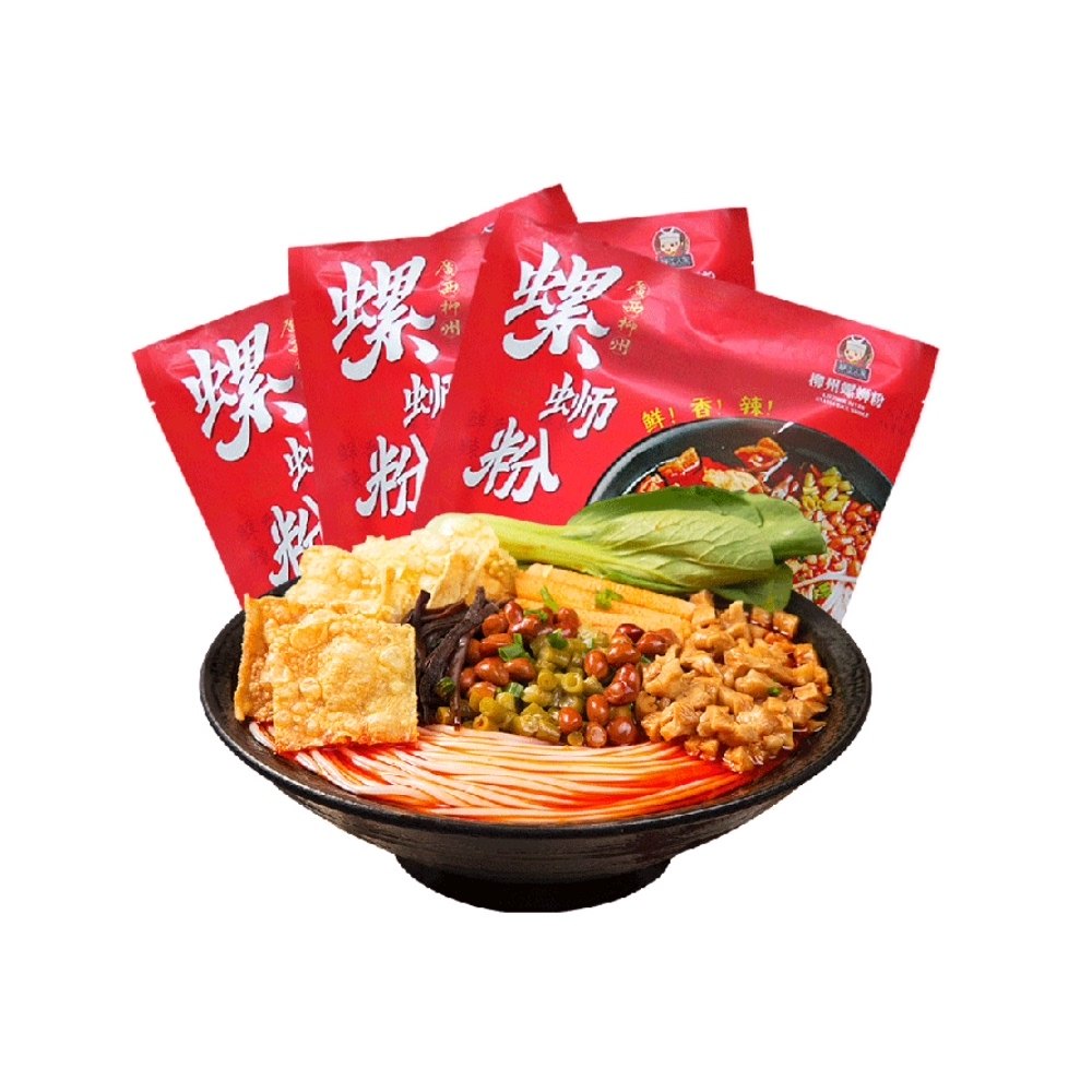柳江人家柳州螺蛳350g3袋广西正宗特产速食螺蛳粉
