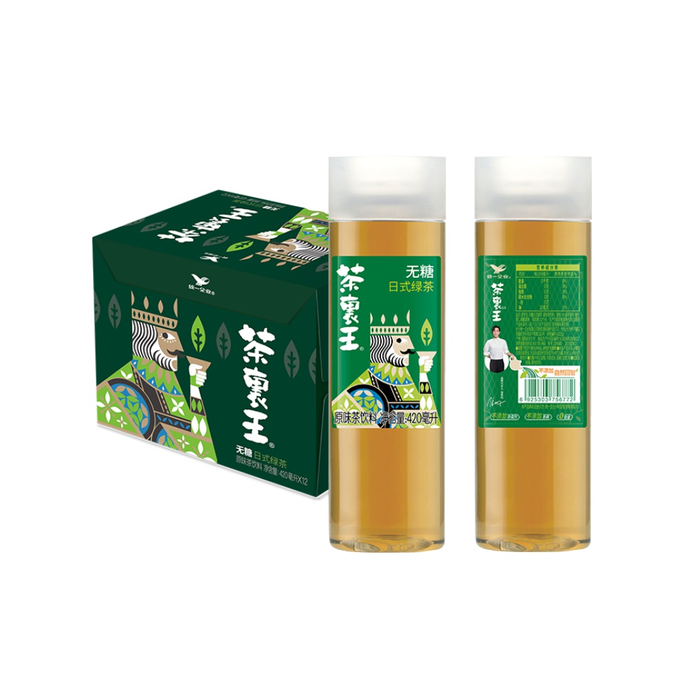 统一茶里王日式绿茶420ml12