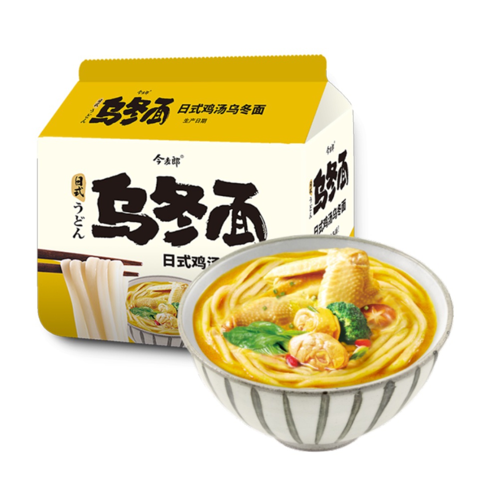 今麦郎乌冬面日式鸡汤汤面140g5连方便面泡面方便面