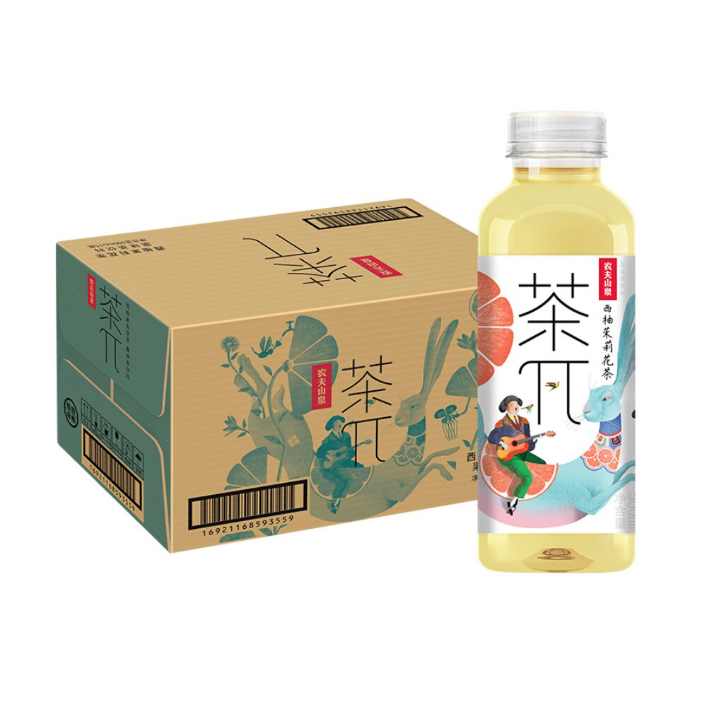 农夫山泉茶派西柚茉莉花茶500ml15瓶整箱茶饮料茶饮料