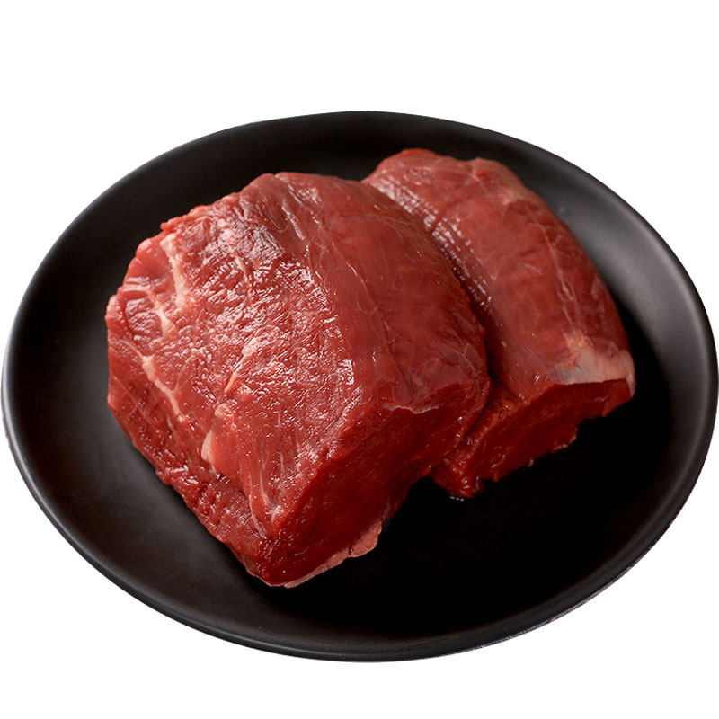 科尔沁原切牛里脊肉内蒙古500g国产牛肉生鲜雪花牛肉牛柳1斤包邮