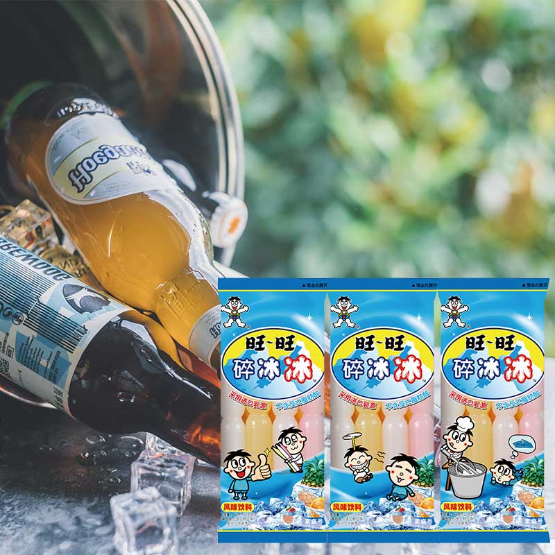 旺旺碎冰冰家庭装78ml880g冰棒冰棍吸吸冰爽口冰淇淋冰激凌冻痴