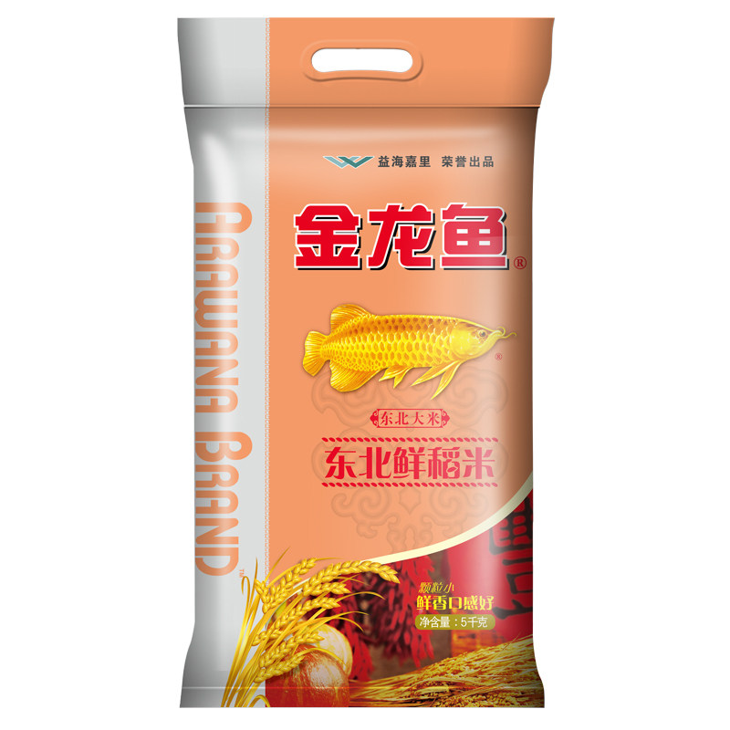 金龙鱼 东北鲜稻米5kg 香软细腻东北大米东北米粳米细腻