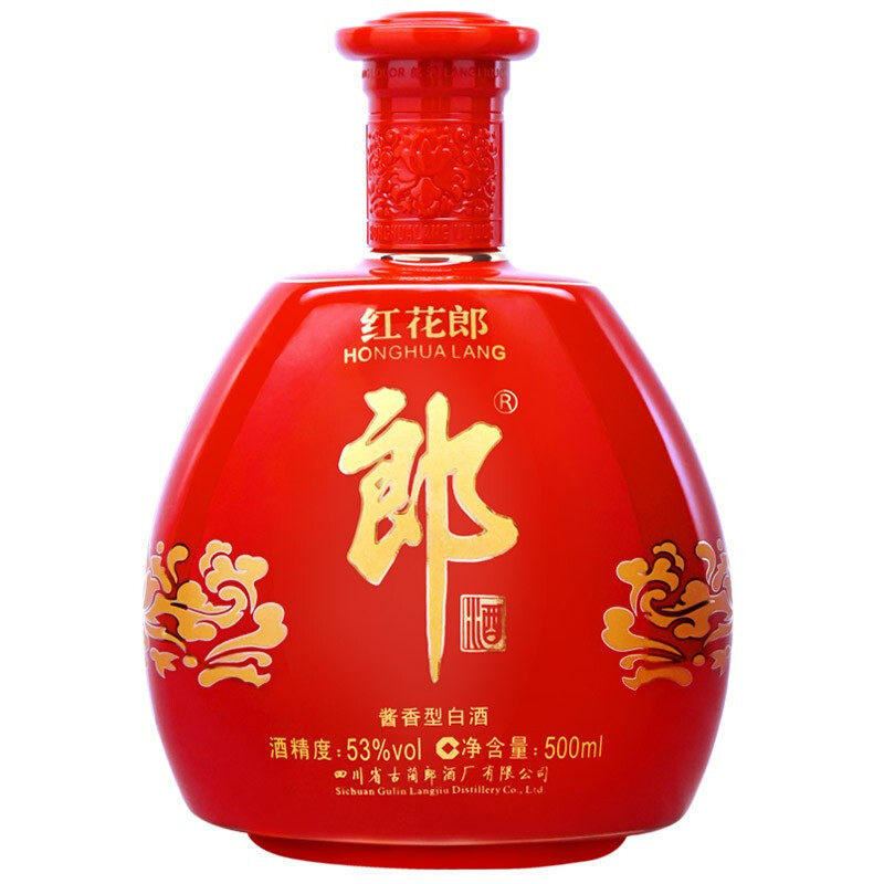 郎酒红花郎红钻53度500ml*6酱香型酒厂婚宴年货送礼高档酒水白酒
