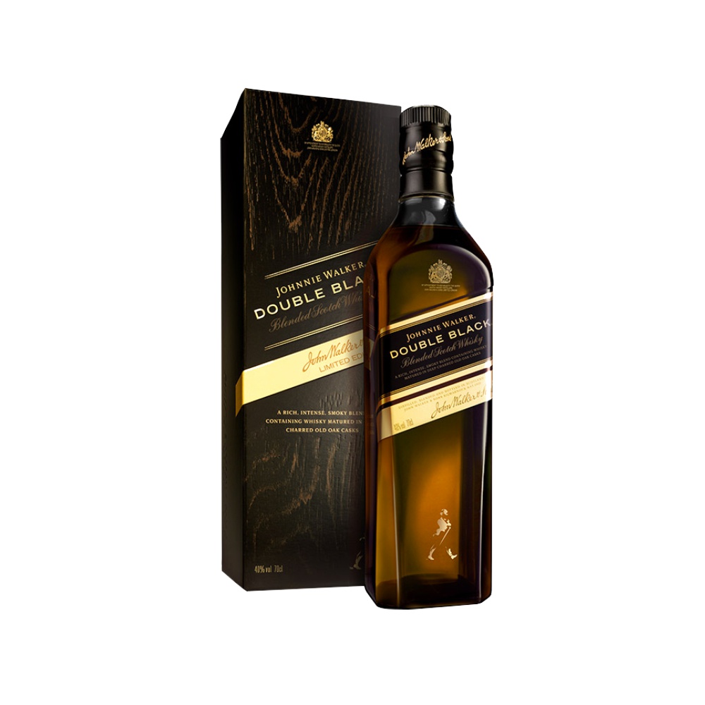 【进口】英国40度 尊尼获加黑牌醇黑700ml苏格兰威士忌烈酒黑方