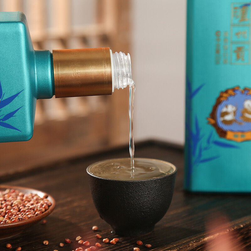 泸州老窖白酒泸州贡翡绿52度500m*6整箱浓香型酒